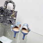 Christian Dior Women's J'Adior Slingback Pump Blue For Women CD 2.5in/6.5 cm