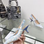 Christian Dior Women's J'Adior Slingback Pump Blue For Women CD 2.5in/6.5 cm