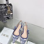 Christian Dior Women's J'Adior Slingback Pump Bright Blue For Women CD 0.7in/ 2cm