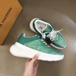 Louis Vuittion Show Up Sneaker Green For Men LV