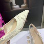 Christian Dior Women's J'Adior Slingback Ballerina Flat White For Women CD