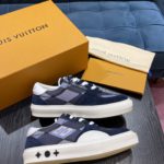Louis Vuitton LV Ollie Richelieu Trainers Blue For Men LV 1AAHRJ
