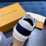 Louis Vuitton LV Ollie Richelieu Trainers Blue For Men LV 1AAHRJ