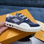 Louis Vuitton LV Ollie Richelieu Trainers Blue For Men LV 1AAHRJ