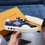 Louis Vuitton LV Ollie Richelieu Trainers Blue For Men LV 1AAHRJ