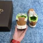 Christian Dior Women's B713 Sneaker Green And Brown For Women CD