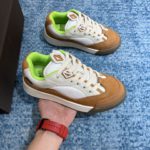 Christian Dior Women's B713 Sneaker Green And Brown For Women CD