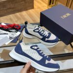 Christian Dior Women's B25 Runner Sneaker Blue For Women CD