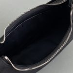 Celine Medium Ava Bag With Celine Strap In Quilted Nylon Black For Women 9in/23cm 196972DLI.38SI