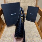 Saint Laurent Mini Toy Shopping Bag Black For Women, Women's Bags 7.1in/18cm YSL 712367AAAOH1000