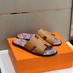 Hermes Izmir Sandal Brown And Multicolor For Men