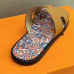 Hermes Izmir Sandal Brown And Multicolor For Men