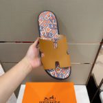 Hermes Izmir Sandal Brown And Multicolor For Men