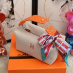 Hermes Bride A Brac Case Grey Bag For Women, Women's Handbags, Shoulder Bags 9.8in/25cm