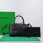 Bottega Veneta Mini Arco Tote Bag Black, For Women, Women's Bags 9.8in/25cm 709337VCP118425