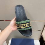 Christian Dior Aqua Sandal Black/Yellow For Men CD