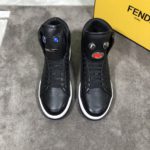 Fendi Force High Tops Sneakers Black For Men
