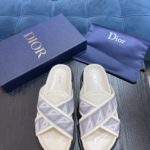 Christian Dior Aqua Sandal White For Men CD