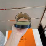 Hermes Izmir Sandal Fluorescent Green And Blue For Men H211868ZH61415