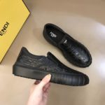 Fendi Force Slip On Sneakers Black For Men 7E1454ADMJF0ABB