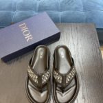 Christian Dior Aqua Sandal Black For Men CD