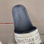 Christian Dior Aqua Sandal Black/Cream For Men CD