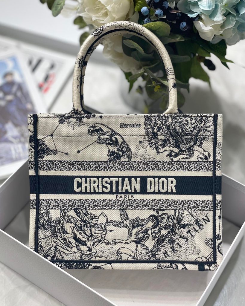 Christian Dior Small Dior Book Tote White, For Women, Women’s Handbags 26.5cm/10.5in CD M1265ZRHZ_M941