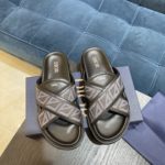 Christian Dior Aqua Sandal Black For Men CD