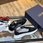 Christian Dior B25 Runner Sneaker Black For Men CD 3SN259ZJF_H968