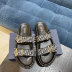 Christian Dior Aqua Sandal Black For Men CD 3SA115ZSA_H561
