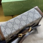Gucci Children's Horsebit 1955 Mini Bag Beige For Women, Women's Bags 7in/18cm GG‎ ‎699296 92TCG 8563