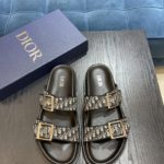 Christian Dior Aqua Sandal Black For Men CD 3SA115ZSA_H561