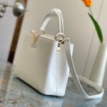 Louis Vuitton Capucines BB White For Women, Women’s Handbags, Shoulder Bags And Crossbody Bags 10.6in/27cm LV