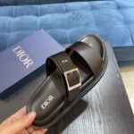 Christian Dior Aqua Sandal Black For Men CD