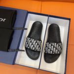Christian Dior Aqua Sandal Black/White For Men CD