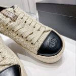 Chanel Women's Sneakers Beige For Women 1.5in/4cm G39105 Y55970 K4501