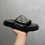Christian Dior Alpha Sandal Black/Beige For Men CD