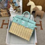 Hermes Birkin 25 Picnic Beige, Silver Toned Hardware Bag For Women, Women's Handbags, Shoulder Bags 9.8in/25cm
