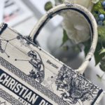 Christian Dior Small Dior Book Tote White, For Women, Women’s Handbags 26.5cm/10.5in CD M1265ZRHZ_M941