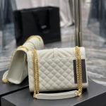 Saint Laurent Envelope Medium Chain Bag White For Women, Women's Bags 9.4in/24cm YSL