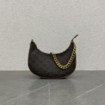 Celine Medium Ava Chain In Triomphe Canvas Tan For Women 10in/25cm 199582BZJ.04LU