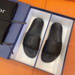 Christian Dior Aqua Sandal Black For Men CD