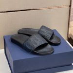 Christian Dior Aqua Sandal Black For Men CD