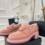 Chanel Women's Loafers With Lining Pink For Women
