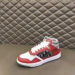 Christian Dior B27 High-Top Sneaker Red For Men CD 3SH133ZIR_H360