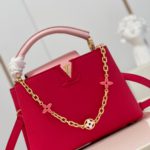 Louis Vuitton Capucines BB Hot Pink For Women, Women’s Handbags, Shoulder Bags And Crossbody Bags 10.6in/27cm LV
