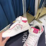 Christian Dior B27 High-Top Sneaker White/Pink For Men CD