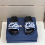 Christian Dior Aqua Sandal Black/Blue For Men CD