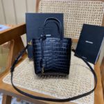 Saint Laurent Mini Toy Shopping Bag Black For Women, Women's Bags 7.1in/18cm YSL 712367AAAOH1000