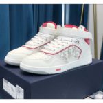 Christian Dior B27 High-Top Sneaker White/Red For Men CD